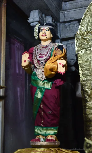 Murthy of Bhagavan Sri Nithyananda Swamiji in Sandal