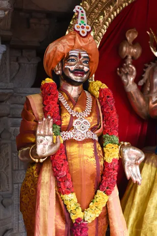 Shiva Leela Alankar for Murthy of Bhagavan Sri Nithyananda Swamiji