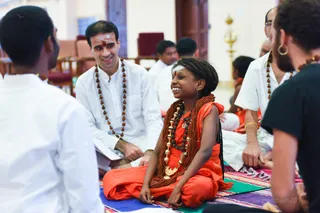 Manifesting Shaktis Session with the Nithyananda Gurukul Balasants