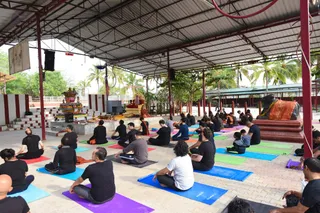 Nithyananda Yoga at Nithyanandeshwara Sadashiva Temple
