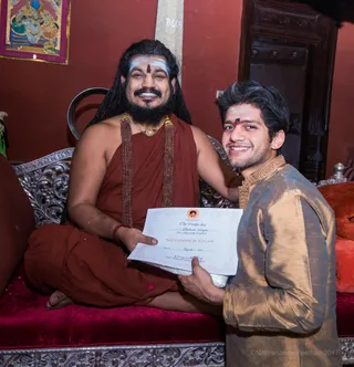 Nithyananda Yogam - Graduation, New Batch Inauguration - Certificates of completion from Nithyananda University