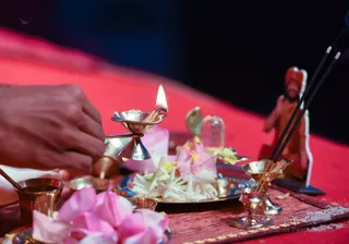 Nithyanandam Kids Program - Guru Puja Demonstration