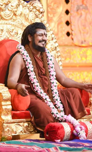 Darshan and Brahmacharya Initiation