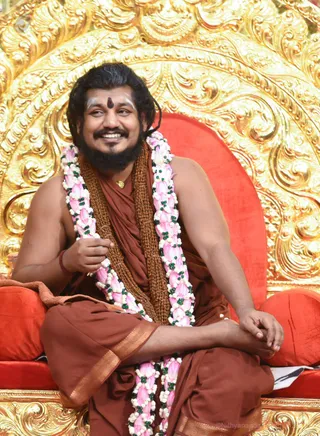 Darshan and Brahmacharya Initiation