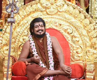 Darshan and Brahmacharya Initiation