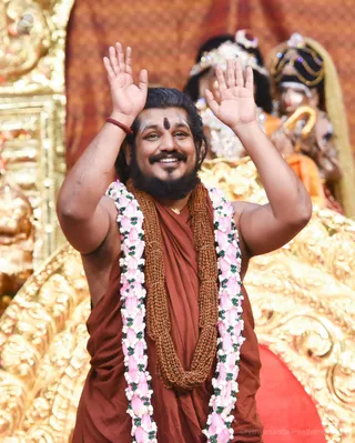 Darshan and Brahmacharya Initiation - Bessings