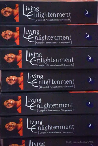 Living Enlightenment - The Book that is an Independent Intelligence: His Holiness gifted each participant their own copy.