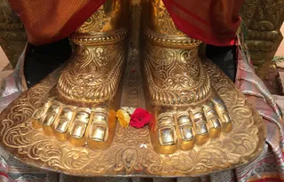 Nithyanandeshwara Sadashiva Temple - Lord Venkateshwara, Golden Feet