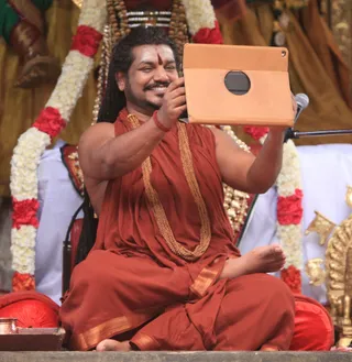 Session at Nithyanandeshwara Sadashiva Temple