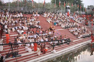 Rudrabhishekam With The Avatar