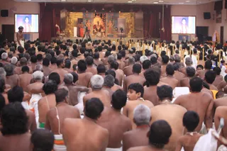 Pratyaksha Pada Puja and Shiva Puja