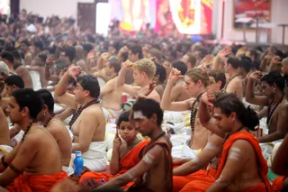 Sacred mantras and mudras are used to call upon Sadashiva, requesting Him to fill our inner space, making Him more and more constantly present in our lives.