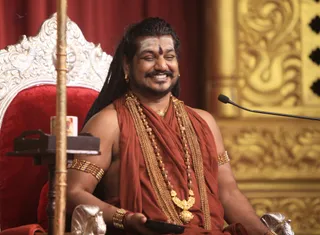 His Holiness speaks to callers during Dial the Avatar.