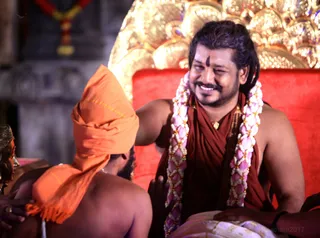 Evening Darshan in Nithyanandeshwara Sadashiva Temple