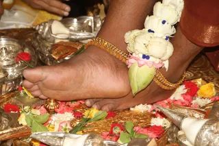 The Lotus Feet of His Holiness