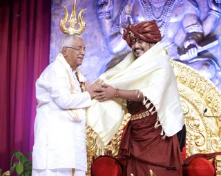 His Holiness with Sri Vedantam ji