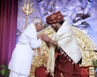 His Holiness with Sri Vedantam ji