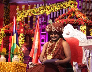 A historic happening for Nithyananda Sangha!