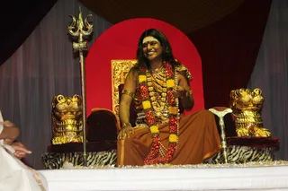Swamiji interacting with IA particpants