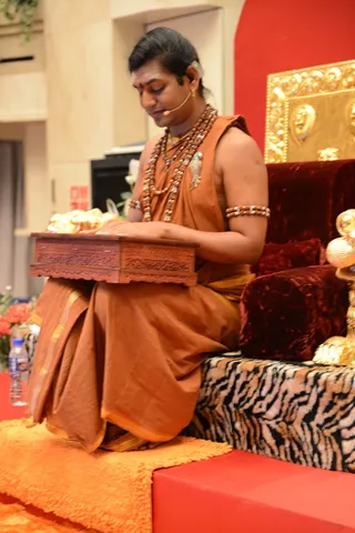Respects offered to Maha Kala