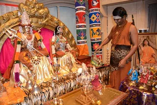 IA Temple visited by Swamiji