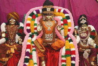 Nithyanandeswara, Nithyanandeswaria and Swamiji's Utsavamurthy