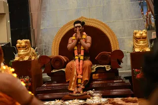 Pratyaksha Paada Puja