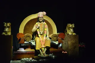 Pratyaksha Paada Puja