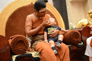 First food (Anna Prasanam) given by the Guru to disciple