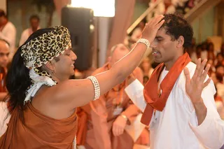 Daily individual darshan for all IA participants