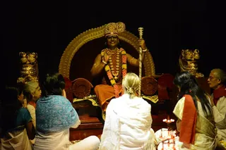 Pratyaksha Paada Puja