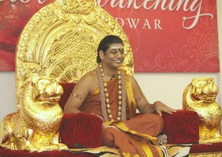 "I HAPPENED on the banks of the Ganga!, I took birth in Tiruvannamalai, but I HAPPENED, I blossomed on the banks of the Ganga! Ganga is such a powerful energy! ,Ganga! Ganga is a River of Knowledge, River of Enlightenment!"