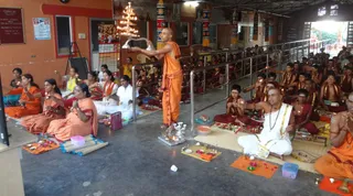 Arathi During Padukapuja