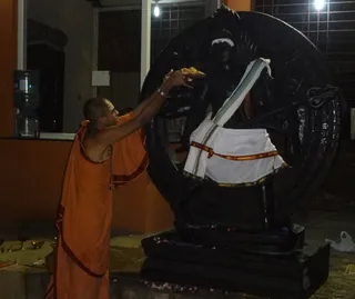 Offering to Kalabhairava