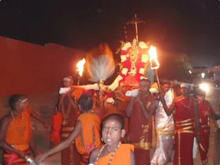 Procession on the way to Rajasabha