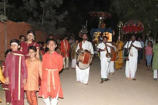Procession in the Evening