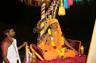 Swamiji's Pratyaksha Murthy in Procession