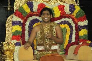 Swamiji During Evening Sangha Day Celebration