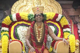 Swamiji During Morning Satsang