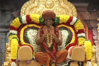 Blessing in Padapuja
