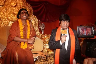 Disha TV Interviewing Paramahamsa Nithyananda at Kumaba Puri