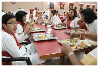Inner Awakening Participants During Breakfast