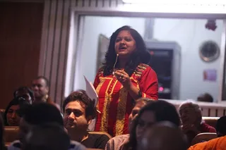 Delegate seeks clarification during the interactive session.