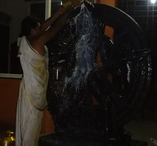 Kalabairava Abishekam in the evening