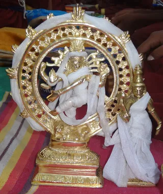 Deities used by One of the Gurukul Children During Padapuja