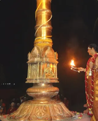 Arathi to Dwajasthamba after flaghoisting