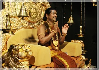 Morning Padapuja to the Master