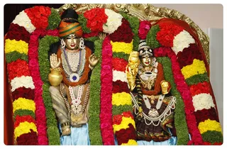 Meenakshi Sundareswara in Leela Alankar of Ulavaa Kizhi Aruliyadu.