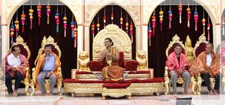 Swamiji along with Doctors