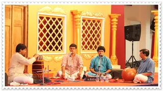 Evening calturals as part of Navaratri Brahmotsavam.
